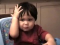 Little Boy Accidentally Smashing Face Playing Peek A Boo