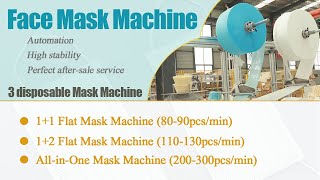 3 Popular Surgical Mask Machine | High Speed and Stability