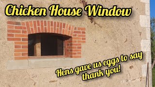 Ep 114 | DIY Chicken Coup Glazing | Comfortable Hens Give Many Eggs! | French Farmhouse Life |