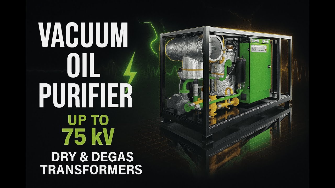 Oil Purifier + Transformer Vacuuming in One System | Fluidex FLD 20D
