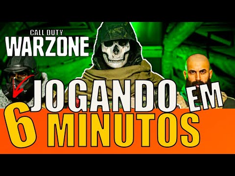 JOGANDO WARZONE EM 6 MINUTOS
