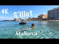 Beach walk🚶‍♂️ 4K60🏖S’Illot Mallorca (Majorca) 2021, September, 12