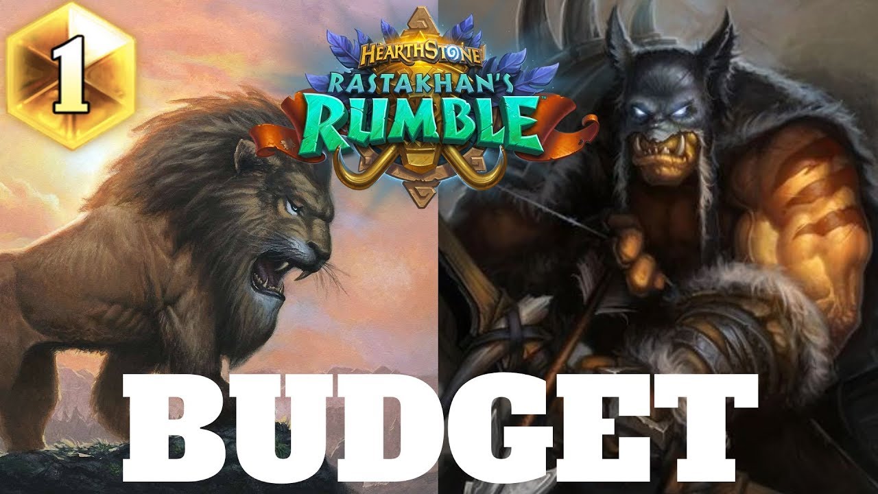 Hearthstone BUDGET HUNTER for easy Legend! Hearthstone Rastakhan's Rumble Budget Decks #1 (2018)
