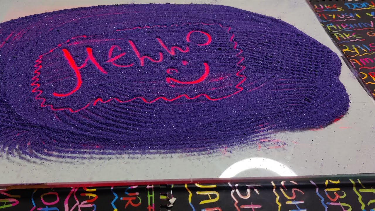 Writing Subscriber Name on Glass ♥️☝️☝️