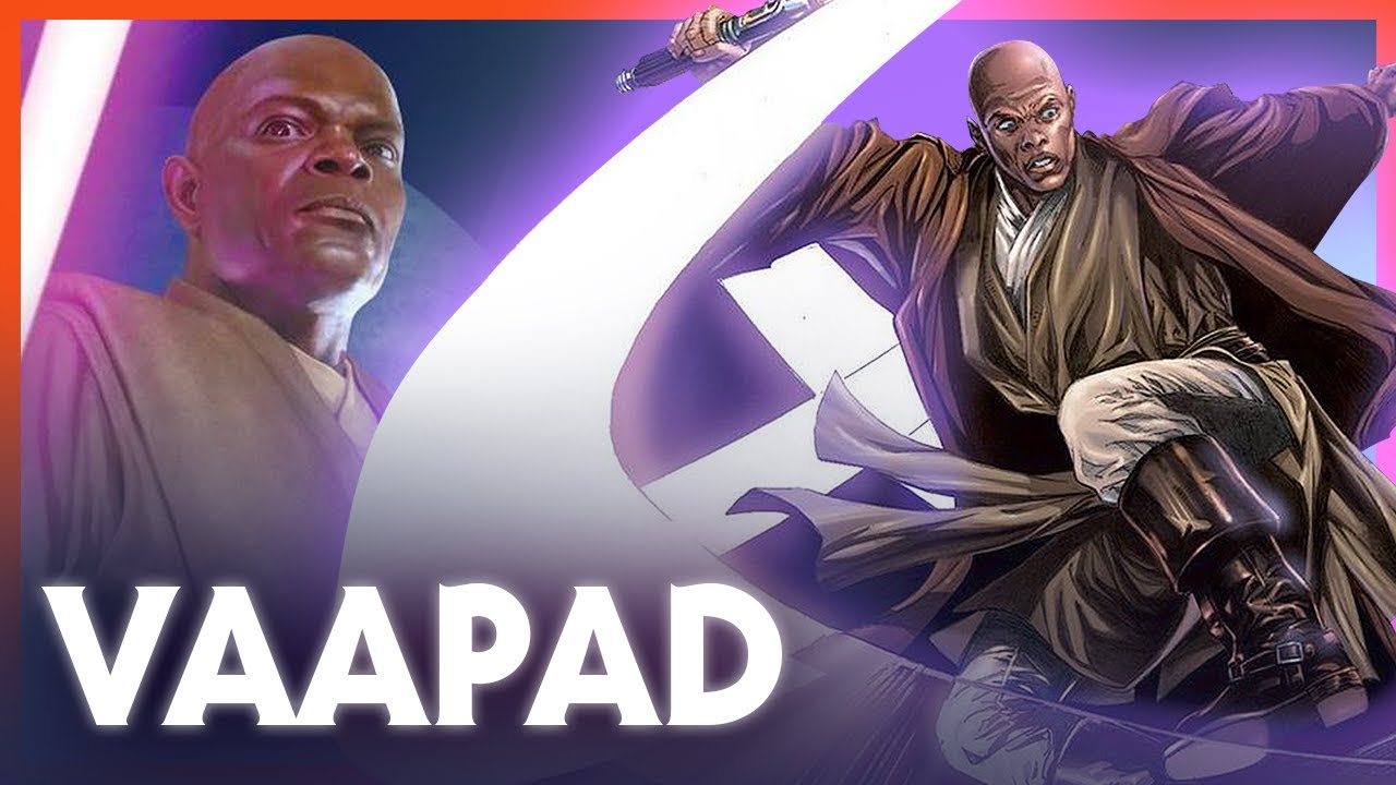 O SOMBRIO ESTILO DE COMBATE DE MACE WINDU VAAPAD (CÂNONE) YouTube