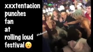 XXXTentacion Punches Fan At Rolling Loud Festival