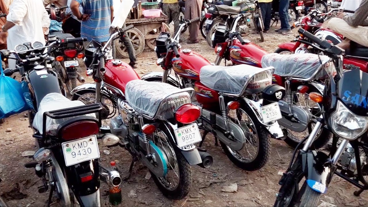 Sunday Bike Market Karachi | BIKE BAZAAR | Used Motorcycle Market in