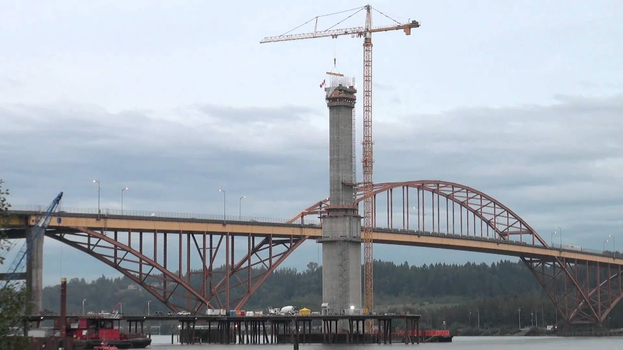 PORT MANN BRIDGE UPGRADE SEP 17 2010 COQUITLAM BRITISH COLUMBIA CANADA