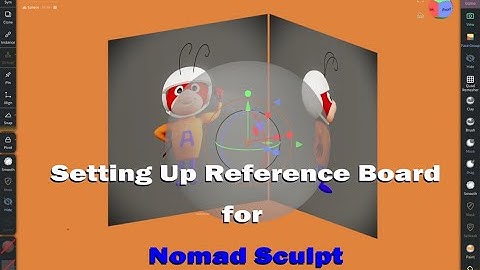 Nomad Sculpt | Setting up Image Reference Boards | #nomadsculpt