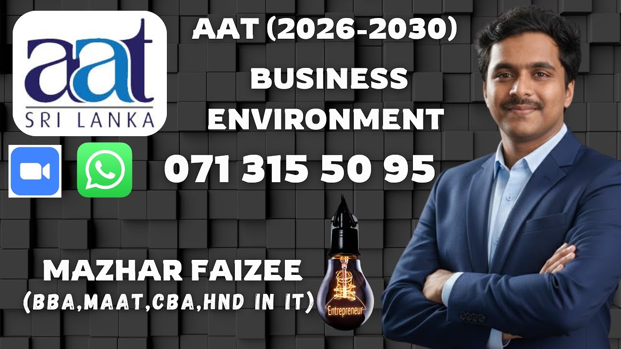 AAT Level 1 BEN 2026 – Introduction to Business Environment | New Syllabus Tamil
