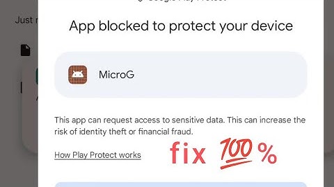 App Blocked to Protect Your Device Problem Solve | App Not Installed – 100% Fix