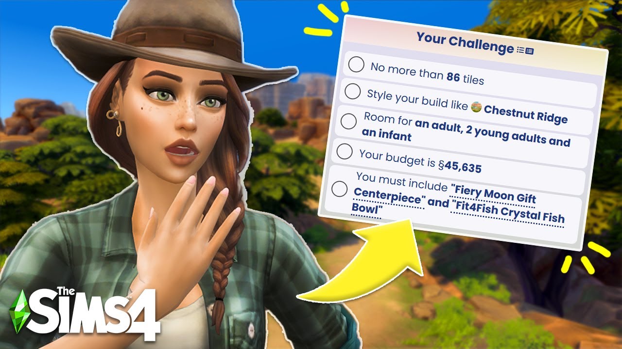 I tried James Turners Tiny House Challenge in The Sims 4! - YouTube