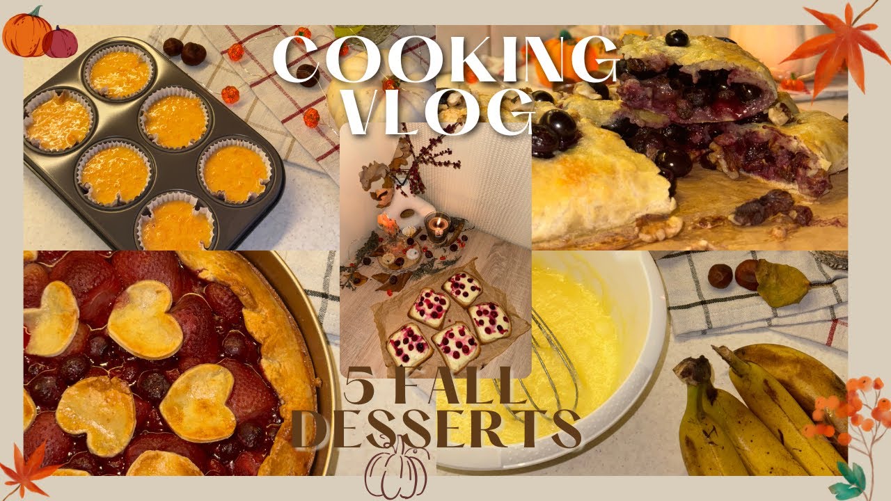 👩‍🍳5 Fall Recipes/5 Осенних рецептов🥧🍂