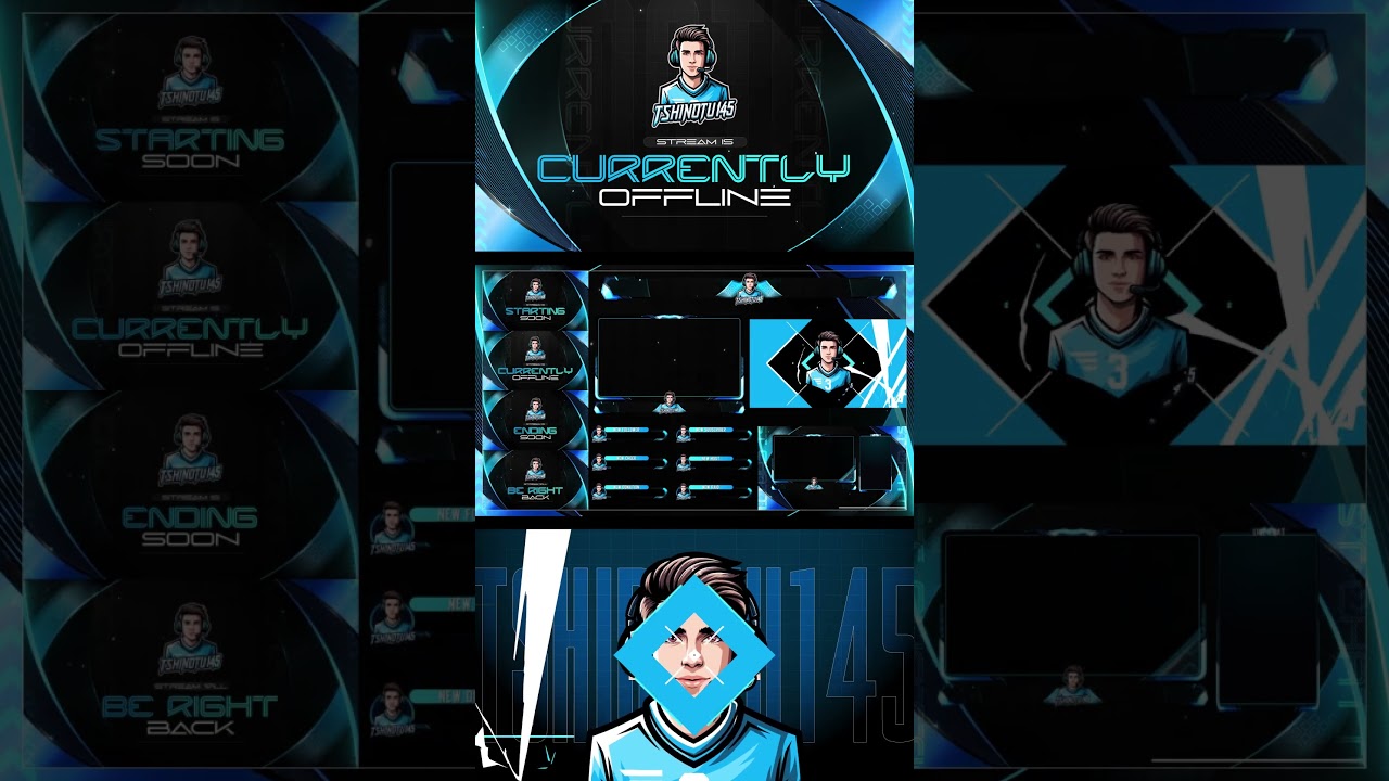 Custom Twitch Stream Package – Premium Graphics for Your Channel
