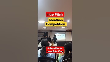 Mera Intro Pitch 🤓🤓.. #shorts #ideathon