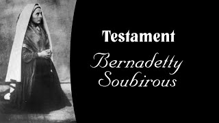 Testament św. Bernadetty Soubirous