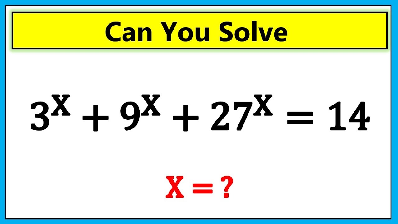 Nice Algebra Simplification Math Problem | Find the Value of X | Maths Olympiad