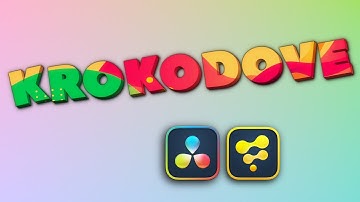 Krokodove Tools in Davinci Resolve and Fusion