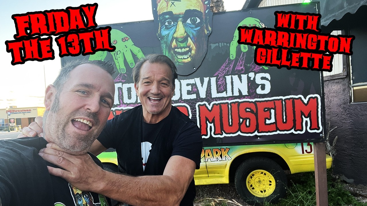 Friday the 13th with JASON VOORHEES! Warrington Gillette In Store Signing!