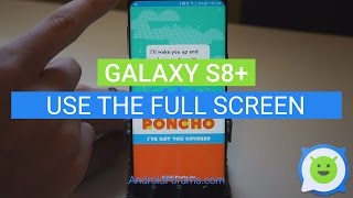 Galaxy S8 Plus: How to put app in fullscreen screenshot 2