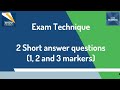 GCSE Business Exam Technique 2 - Short Answer Questions (Edexcel)