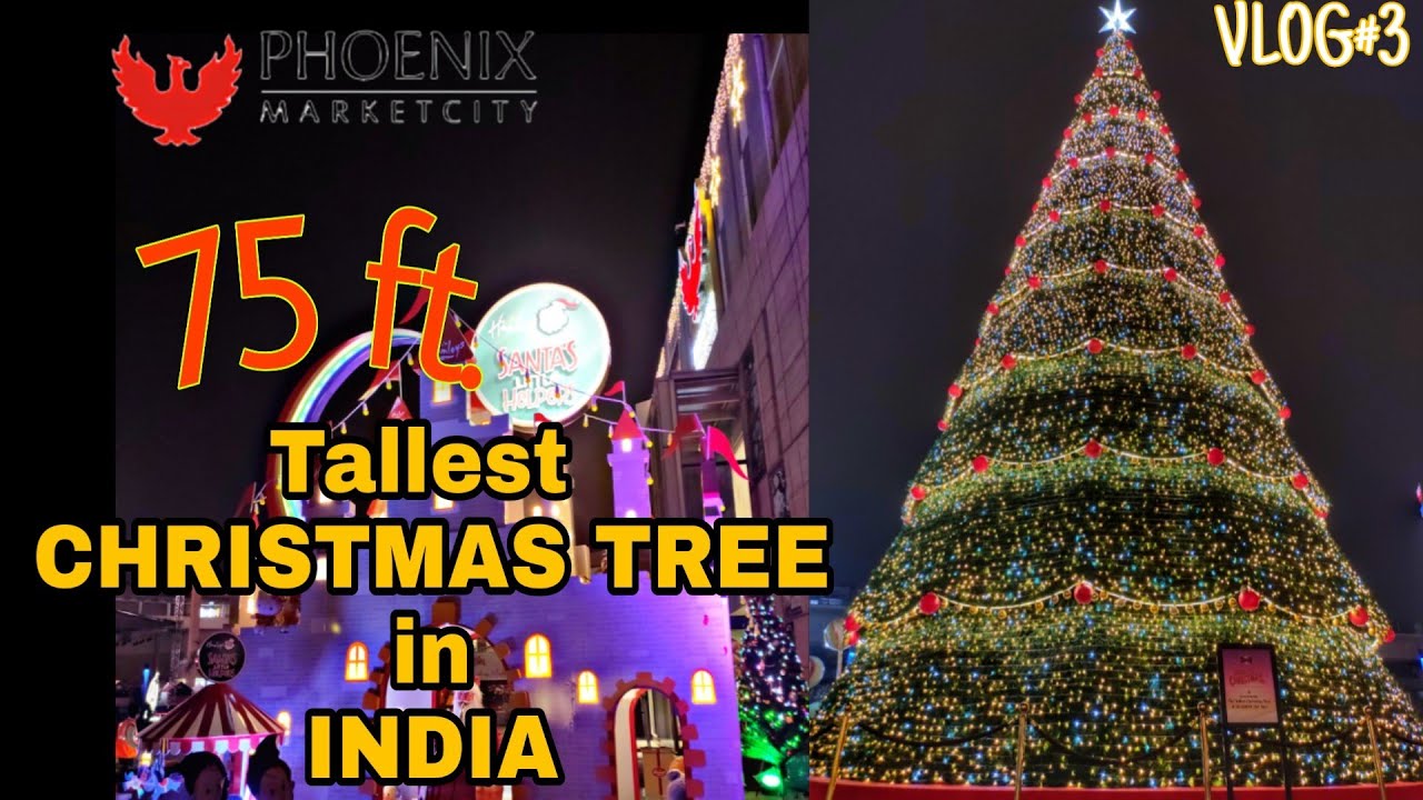 INDIA's Tallest Christmas Tree 75 ft. Phoenix Marketcity Bangalore