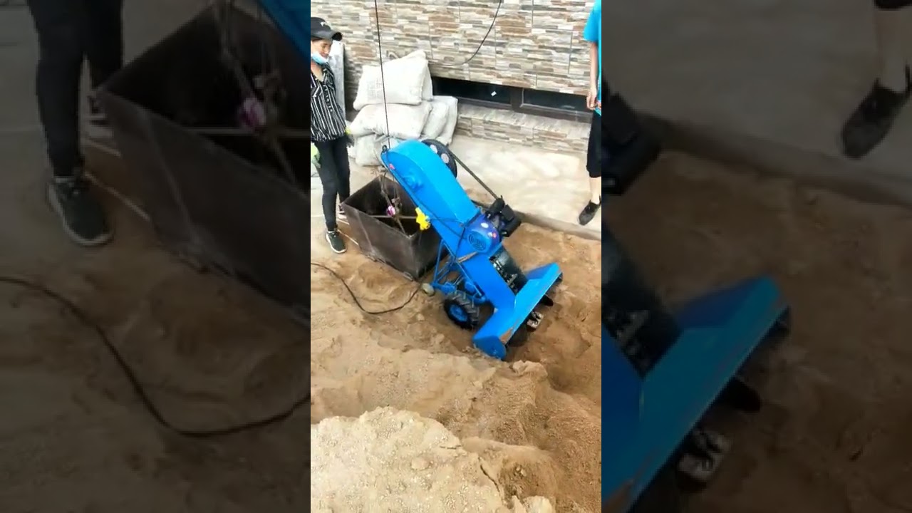 How to load loose sand quickly