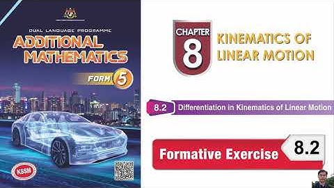 Formative Exercise 8.2 - AddMath Form 5 Chapter 8