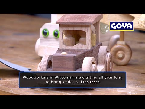 Wisconsin woodworkers craft all year to bring smiles to kids’ faces