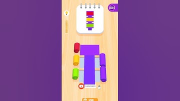 Color Roll 3D - 3 weight fold #shorts #colorroll3d #gaming #nicdzigaming  #gameplay