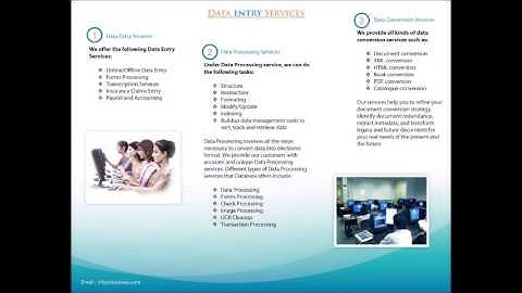 Data Entry And Data Processing Services