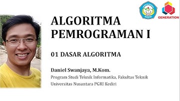 ALGORITMA PEMROGRAMAN I - 01 DASAR ALGORITMA