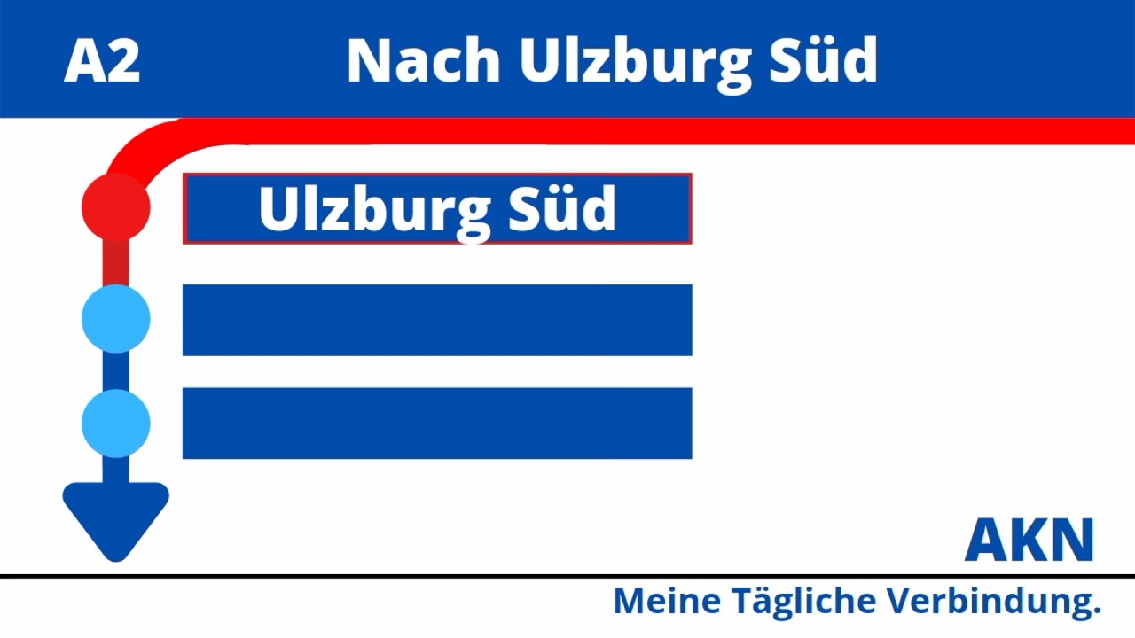 [Ansagen] Ansagen der AKN-Linie A2 von Ingrid Metz-Neun