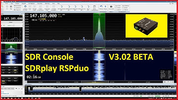 SDR Console V3.02 (Beta) for SDRplay RSPDuo Quick Test