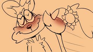 A Sweet Kiss on the Cheek 😚💋 Сoyote • COMIC DUB