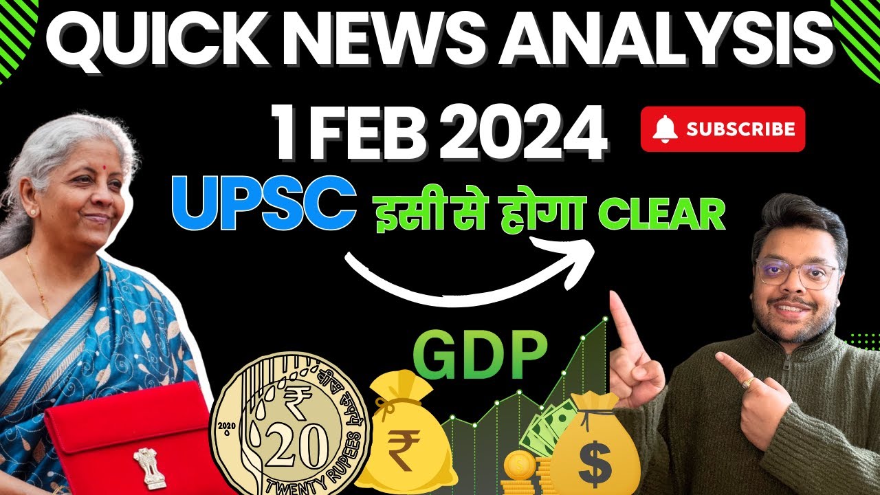 The Hindu Analysis | UPSC Current affairs | Indian Express | 1 February ...