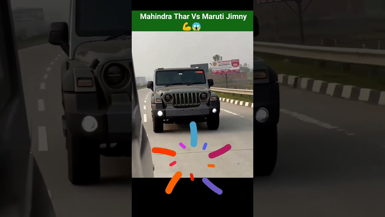 Mahindra Thar Vs Maruti Suzuki Jimny 2023