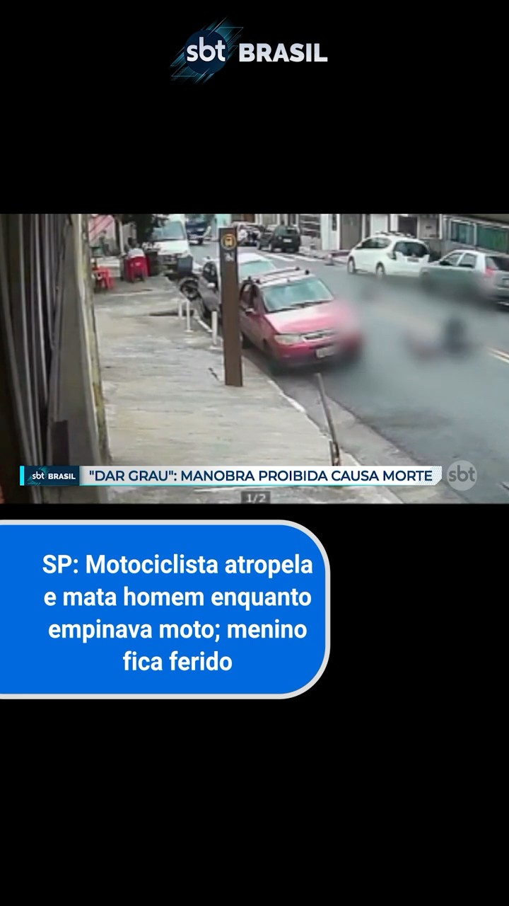 Motociclista mata idoso enquanto empinava moto em São Paulo