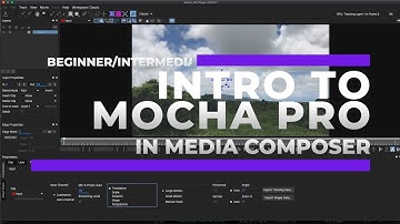 Editors! Remove things with Boris Mocha Pro Inside Avid Media Composer
