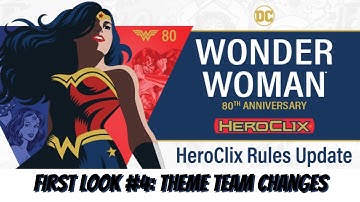 Heroclix First Look: 2021 Rules Update #4 Theme Team Changes