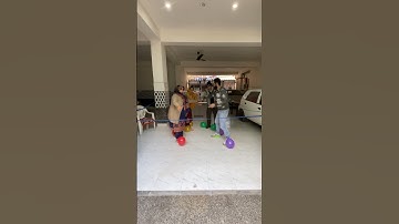 keep the balloon from bursting challenge, so excited, save it for later!! #partygames #familyfun