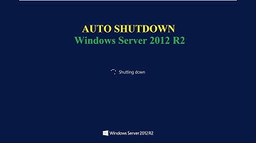Auto Shutdown Server 2012 R2| Schedule Task Shutdown Server