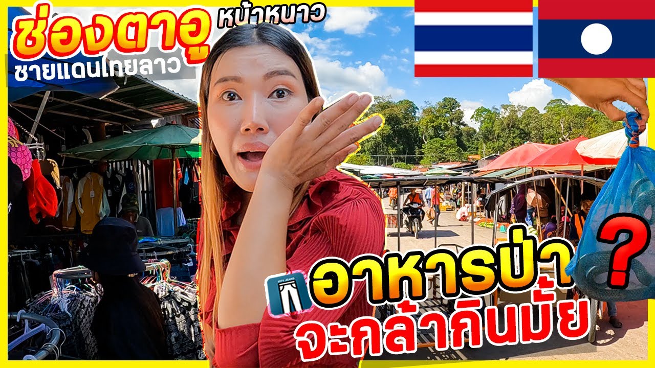 🇹🇭🇱🇦จะกล้ากินอาหารป่ามั้ยวันนี้ ช่องตาอูหน้าหนาวมีอะไร ไม่คิดว่าจะเจอสิ่งนี้ที่นี่ ,Thai-Laos border