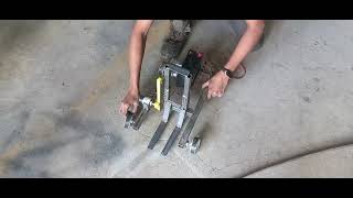 Rack & pinion powered motorized fork lift