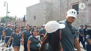 Un poco del Desfile del Trabajo  1'de Mayo en Aguascalientes