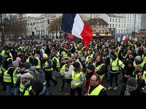 France's Yellow Vest protesters hit the streets again