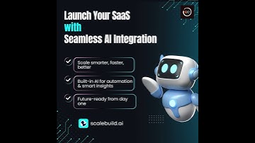 Launch Your SaaS Product with AI Baked In | ScaleBuild AI