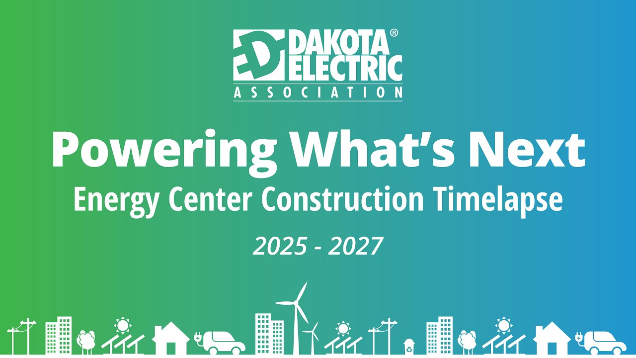 Dakota Electric's New Energy Center - Timelapse August 2025 to December 2025