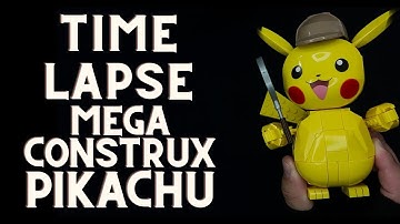 RELAXING TIME LAPSE Mega Construx Pikachu