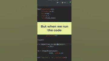 Solution to the torch empty parameter list